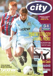 Manchester City v Crystal Palace 1996/97